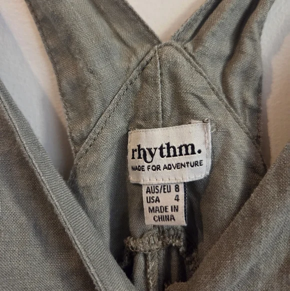 Rhythm Linen Lolita Jumpsuit Size 4 - Picture 4 of 6